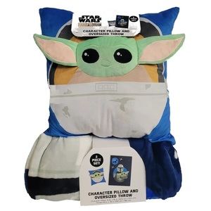2-Piece Star Wars Character Pillow and Oversized Throw